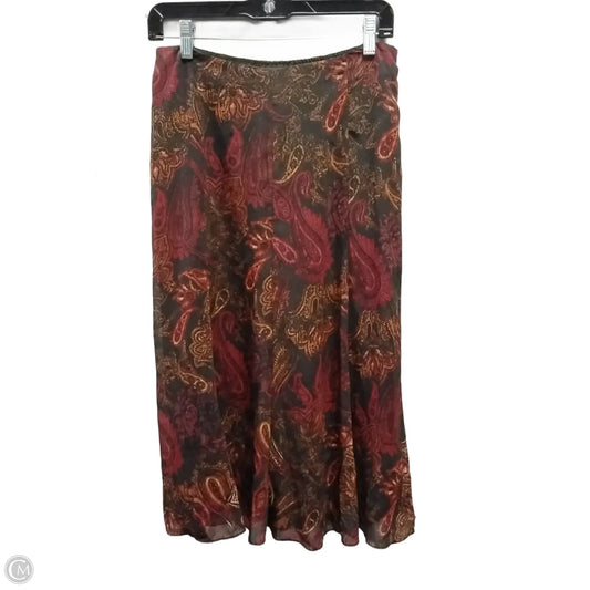 Skirt Midi By Judith Hart In Geometric Pattern, Size: 10p