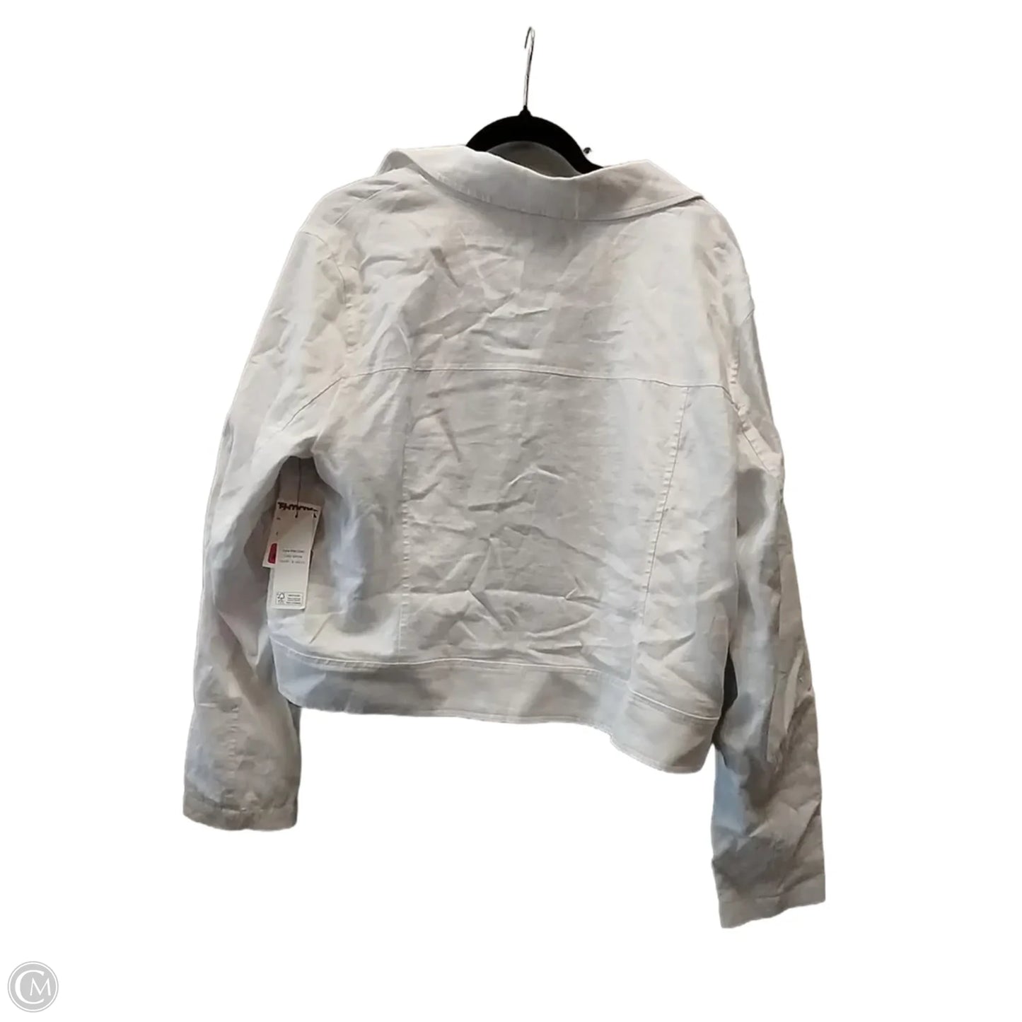 Jacket Other By Dkny In White, Size: Xl