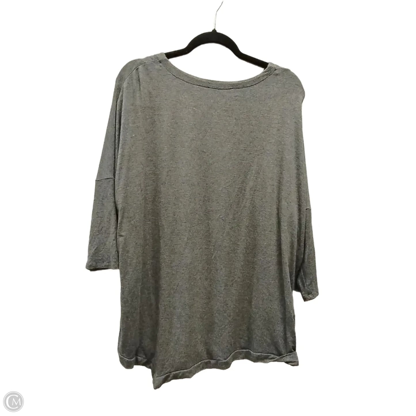 Top Long Sleeve Basic By Philosophy In Grey, Size: L
