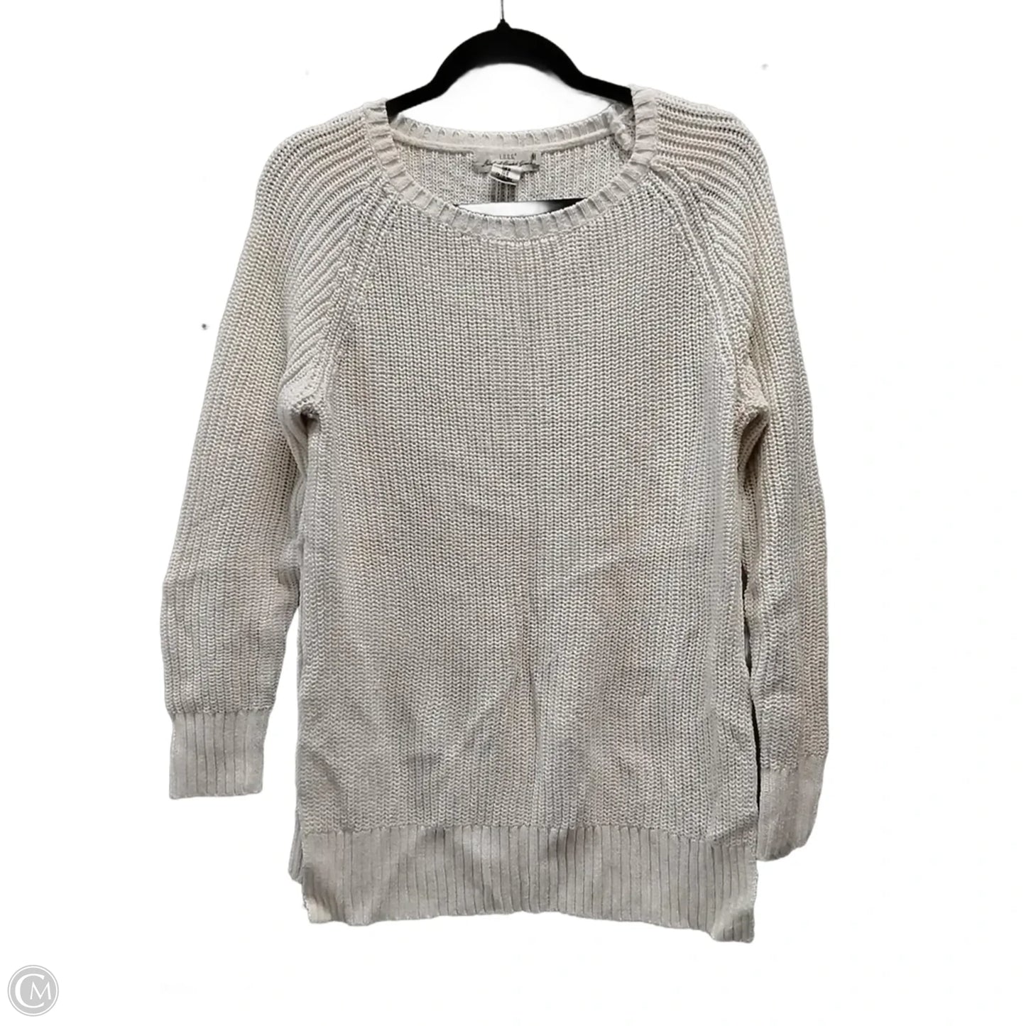 Sweater By Clothes Mentor In White, Size: M