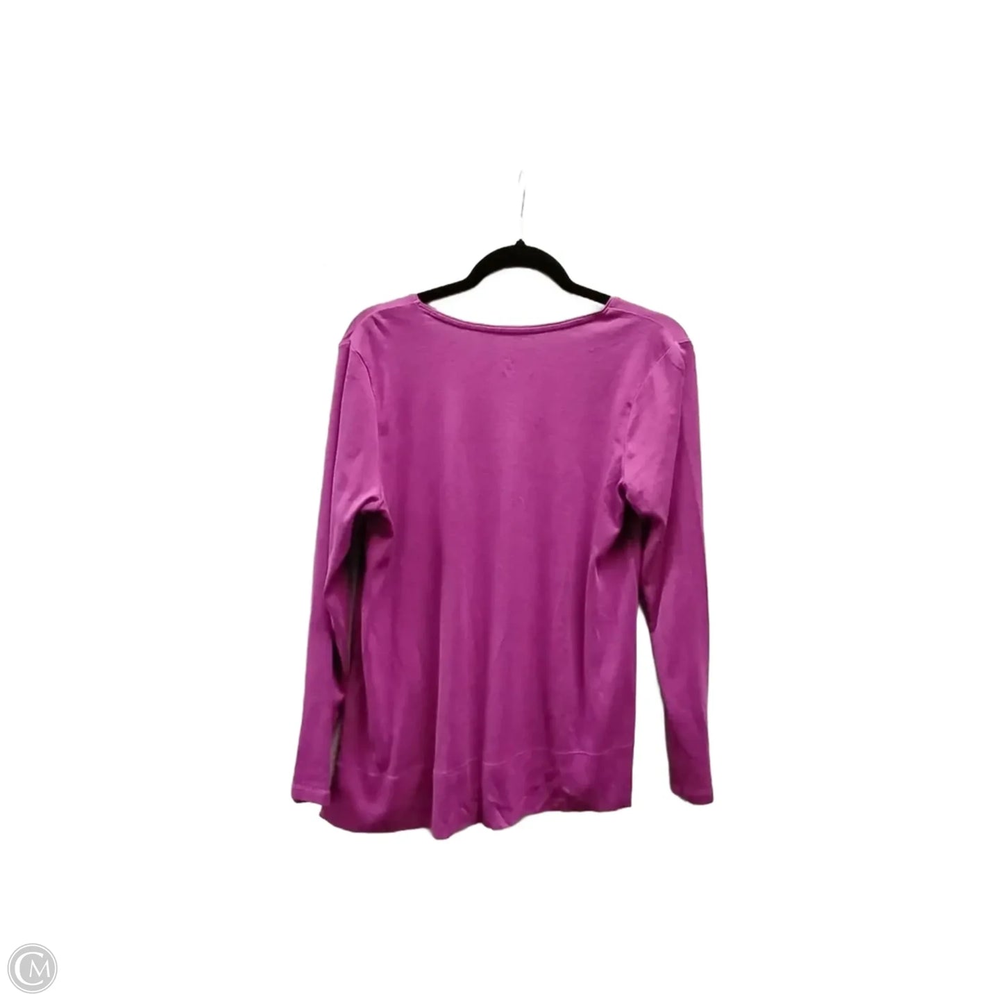 Top Long Sleeve Basic By J. Jill In Purple, Size: M
