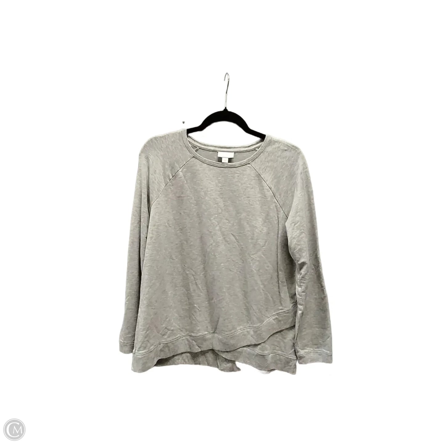 Top Long Sleeve Basic By J. Jill In Grey, Size: M