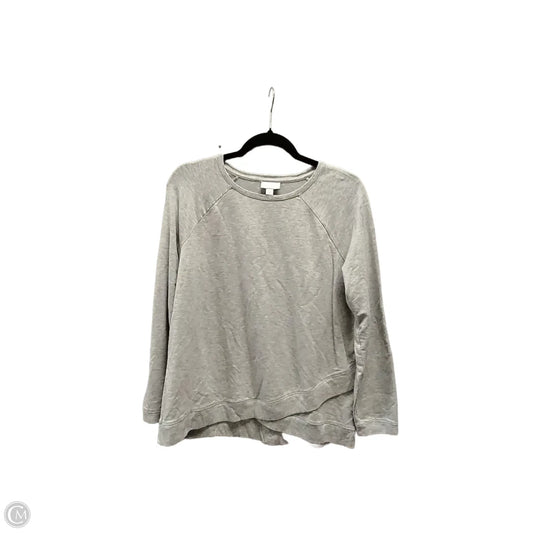 Top Long Sleeve Basic By J. Jill In Grey, Size: M