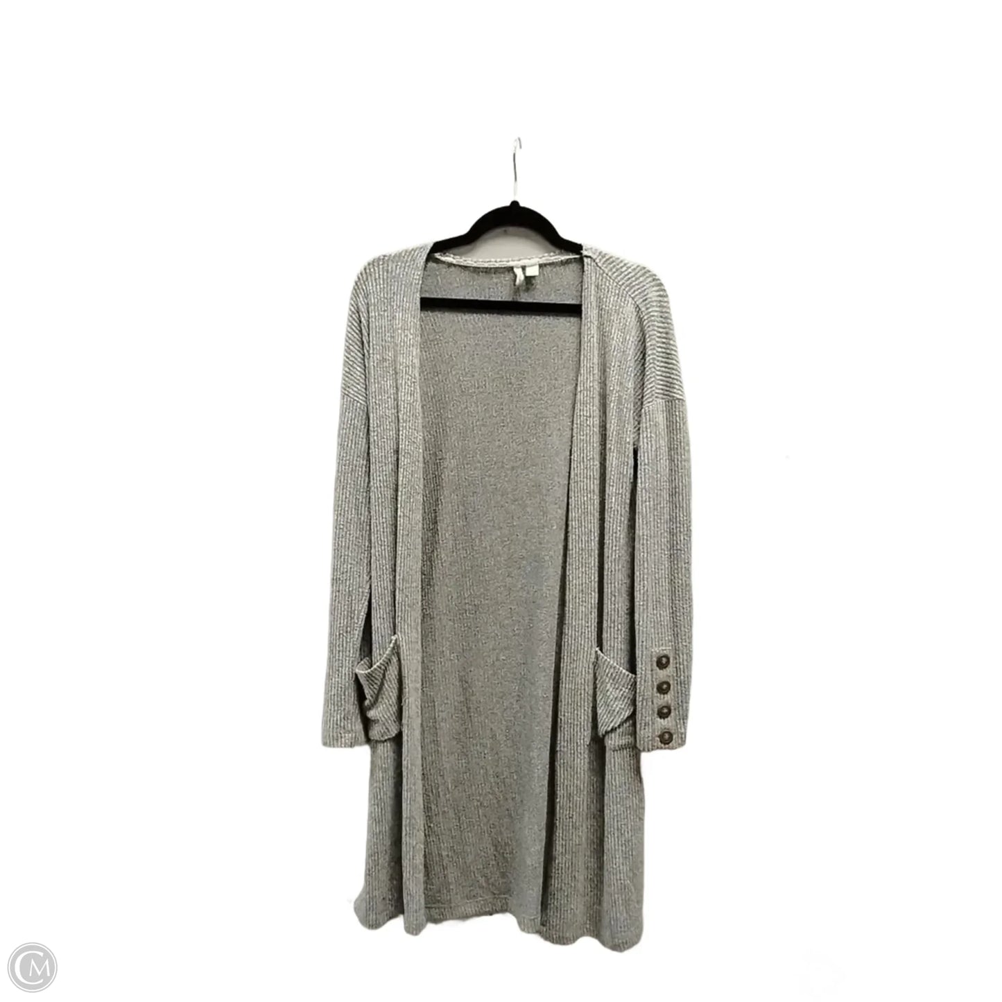 Cardigan By Clothes Mentor In Grey, Size: S