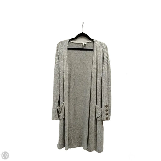 Cardigan By Clothes Mentor In Grey, Size: S