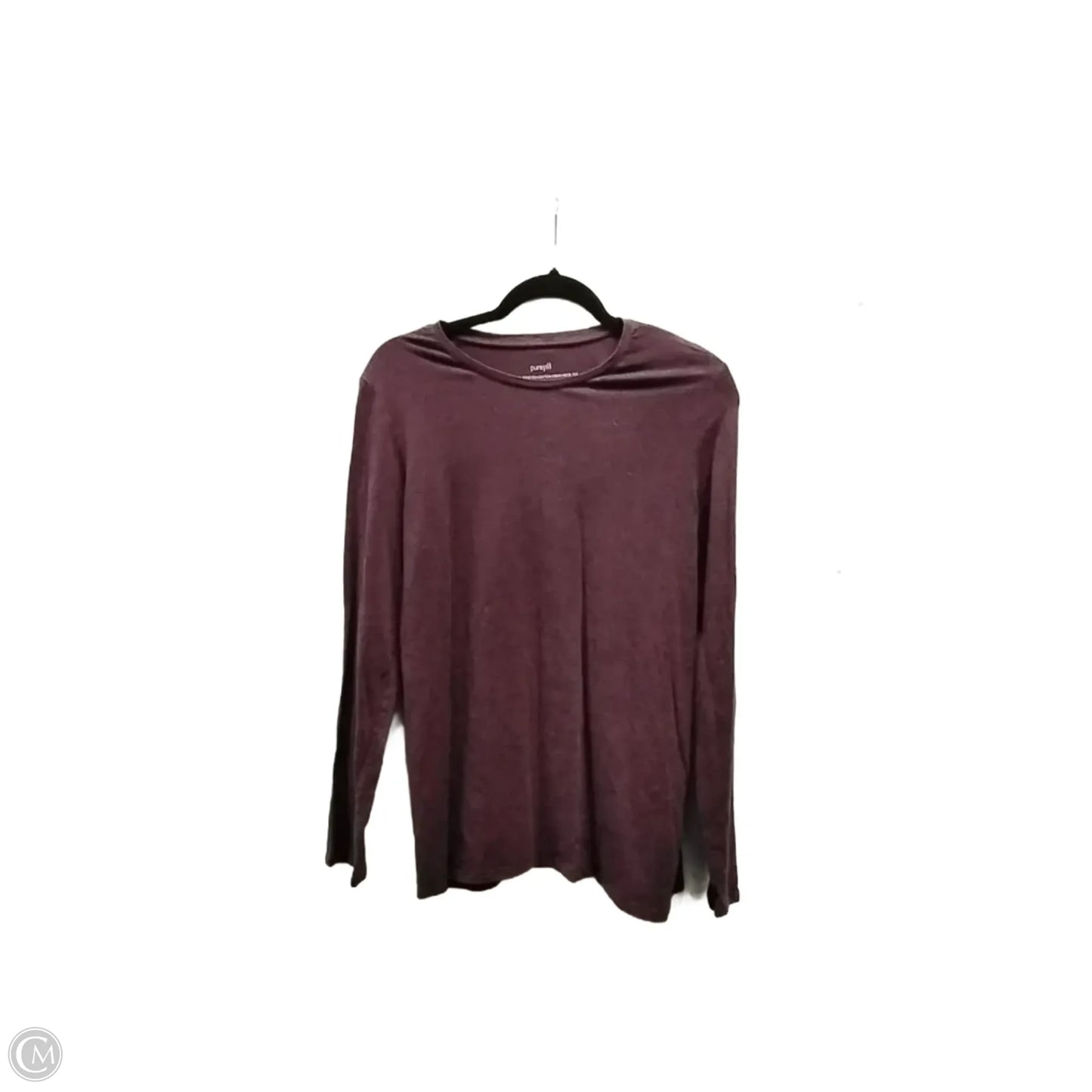 Top Long Sleeve Basic By Pure Jill In Red, Size: M