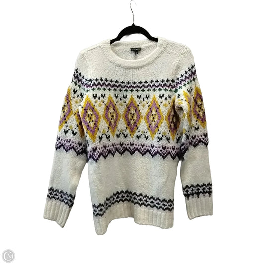 Sweater By Talbots In White, Size: M