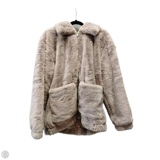 Coat Designer By Ugg In Pink, Size: M