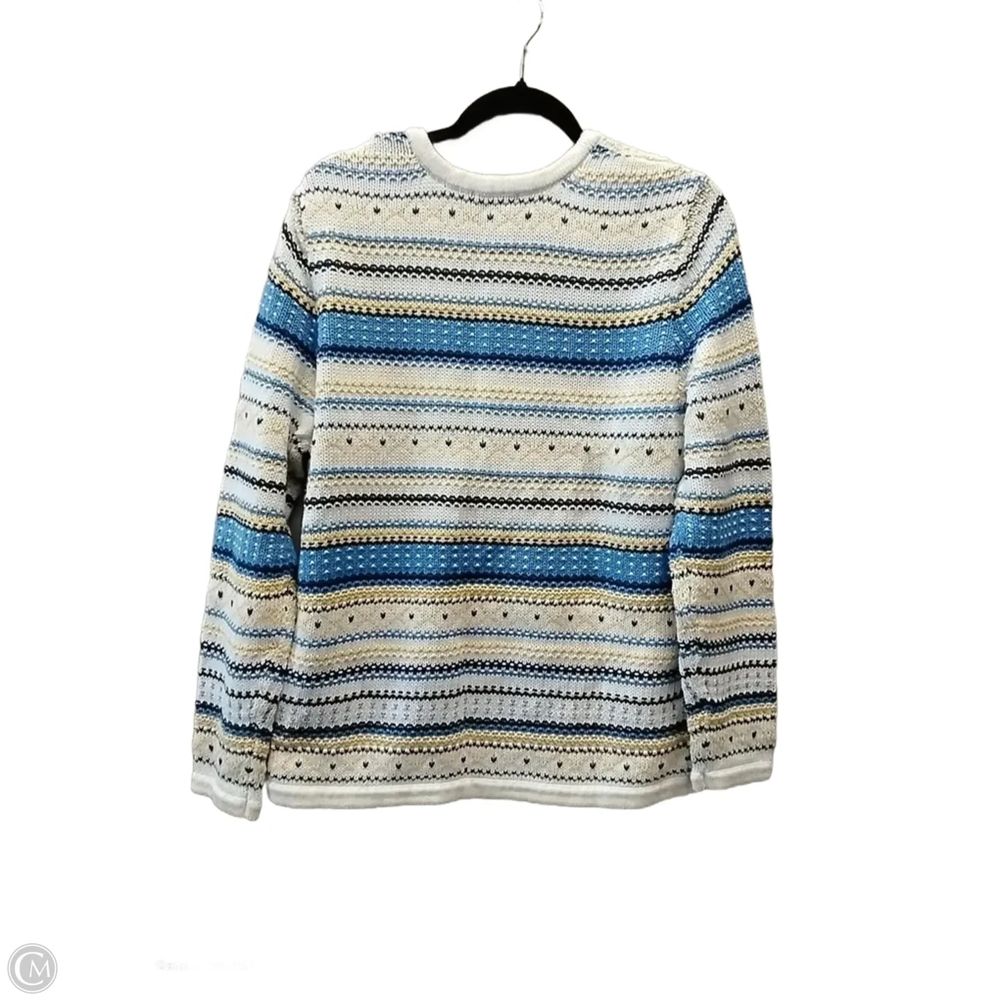 Cardigan By Appleseeds In Striped Pattern, Size: L