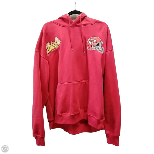 Sweatshirt Hoodie By Nfl In Red, Size: Xl