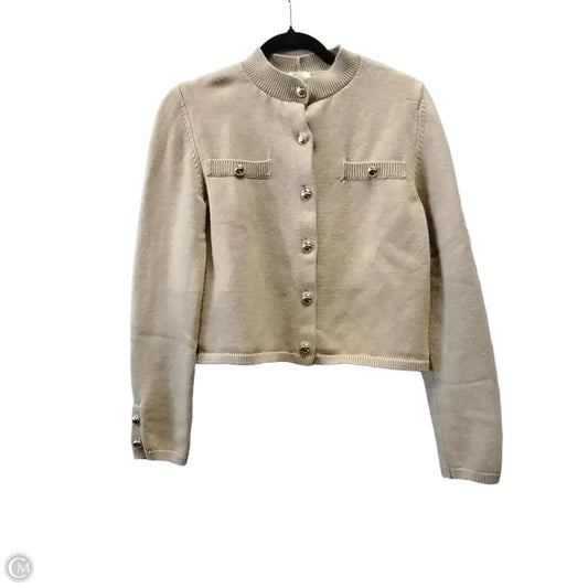 Cardigan By H&m In Beige, Size: Xs
