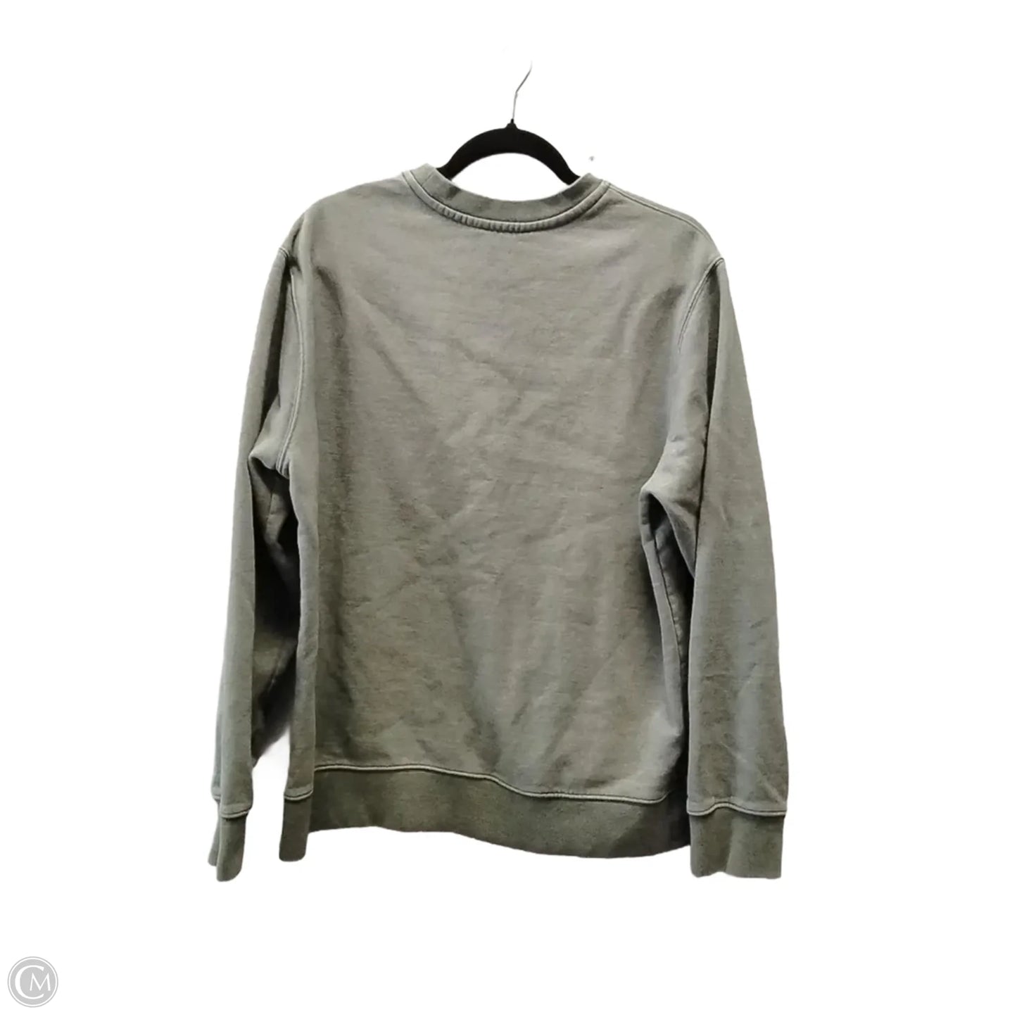 Sweatshirt Crewneck By Eddie Bauer In Green, Size: M