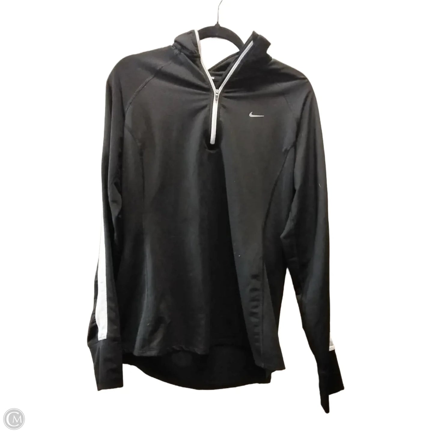 Athletic Jacket By Nike In Black, Size: Xl