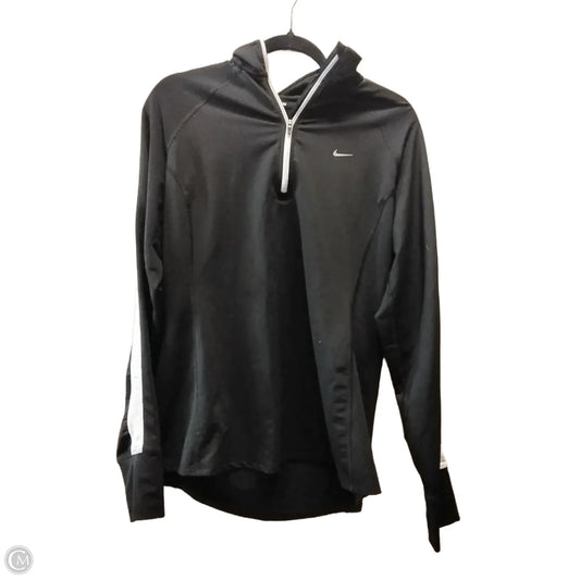 Athletic Jacket By Nike In Black, Size: Xl
