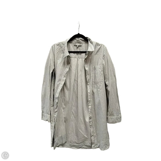 Top Long Sleeve By Marled In Striped Pattern, Size: L