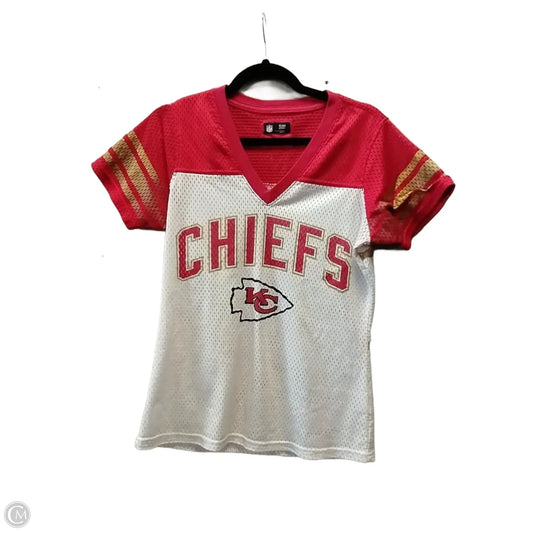 Top Short Sleeve By Nfl In White, Size: S