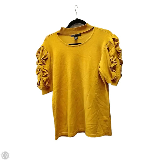 Sweater By Clothes Mentor In Orange, Size: Xl