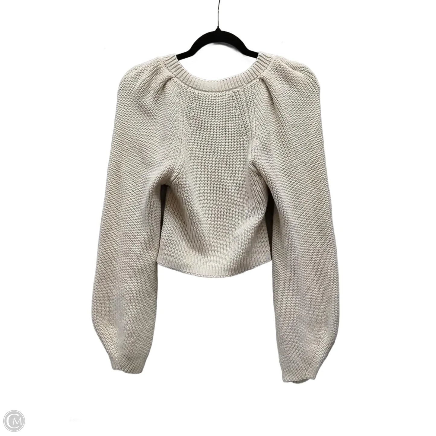 Sweater By Forever 21 In Cream, Size: L