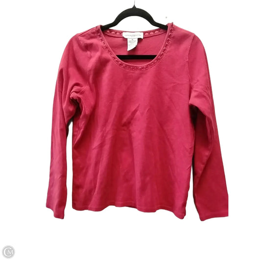 Top Long Sleeve By Marisa Christina In Red, Size: Xl