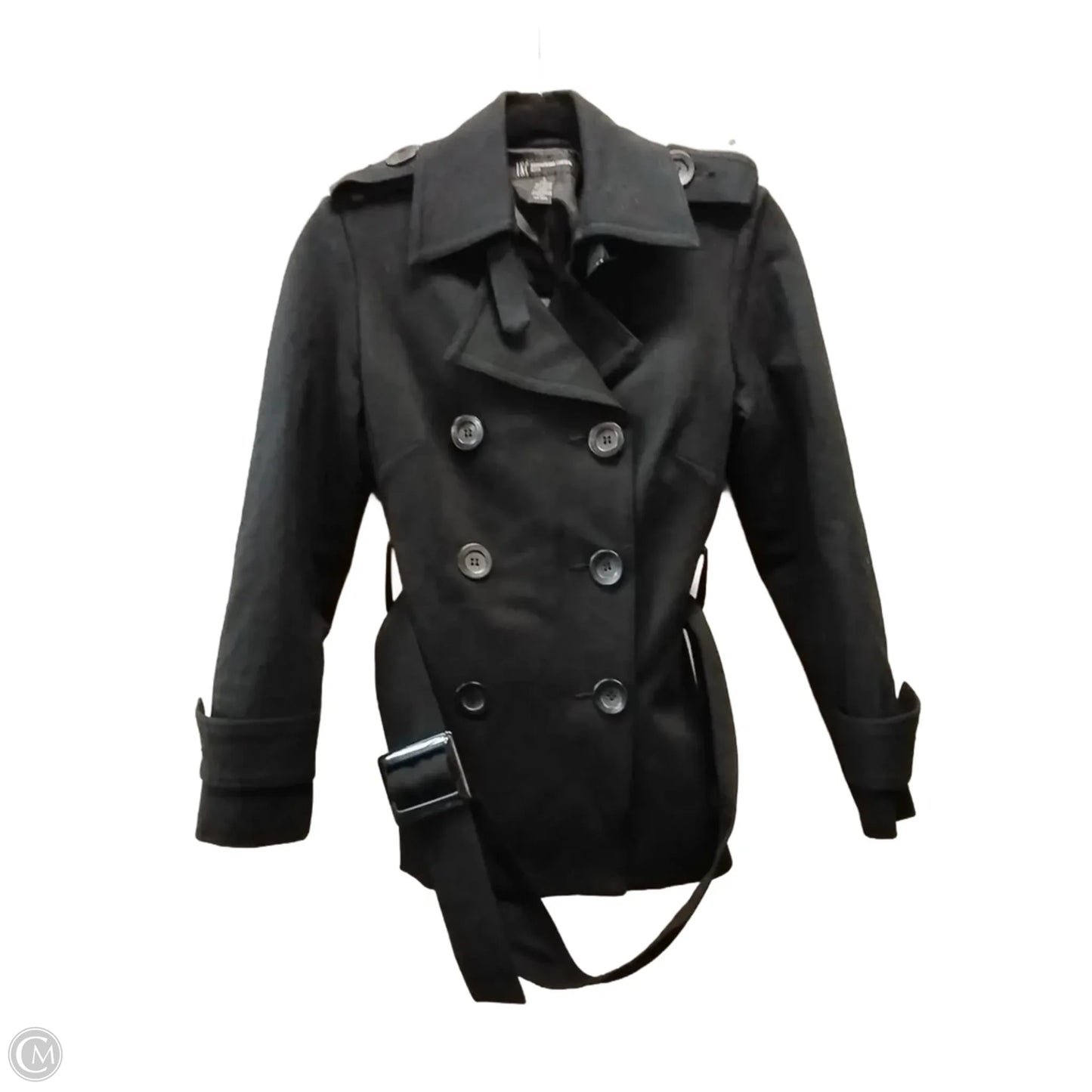 Coat Peacoat By International Concepts In Black, Size: Sp