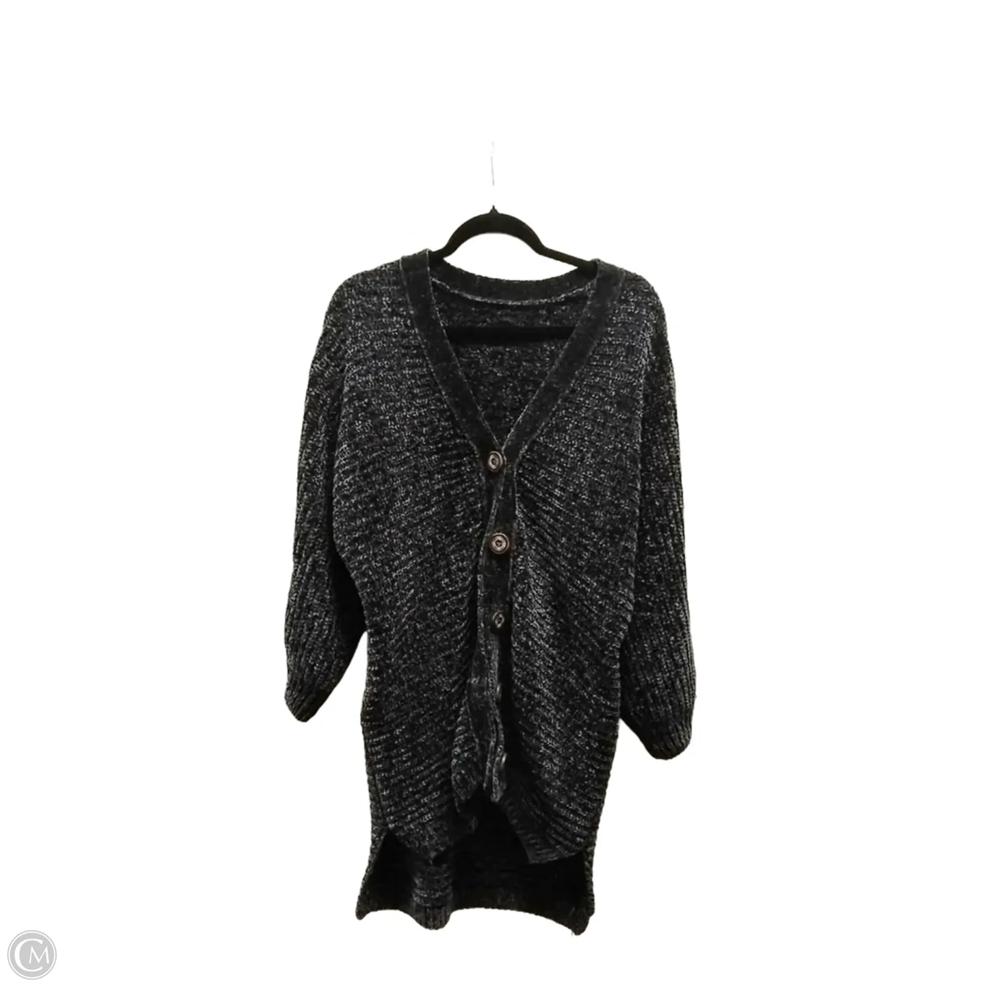 Sweater Cardigan By Clothes Mentor In Blue, Size: L