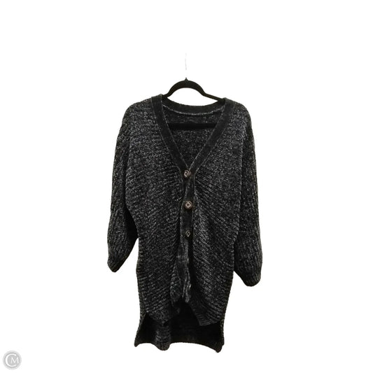 Sweater Cardigan By Clothes Mentor In Blue, Size: L