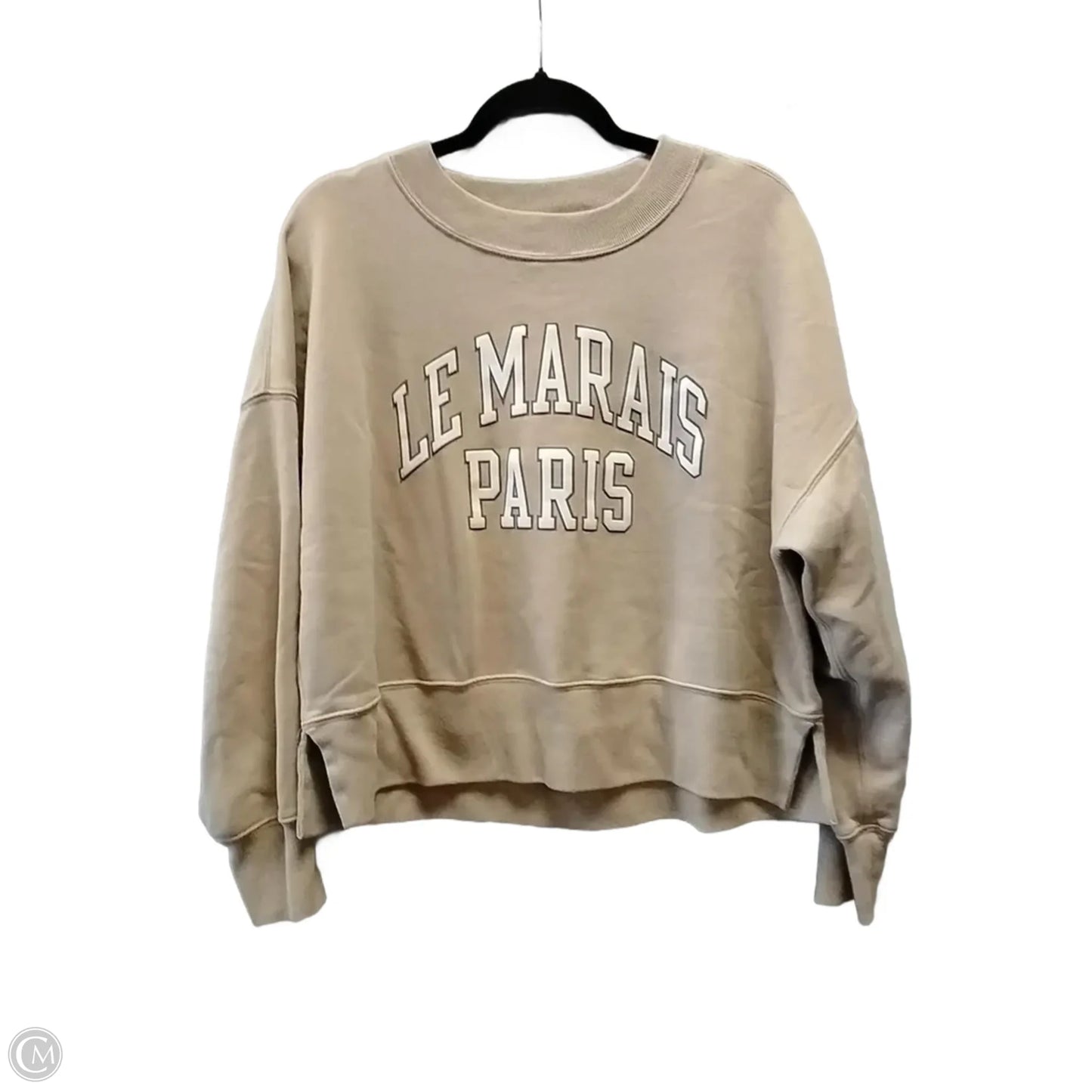 Sweatshirt Crewneck By Abercrombie And Fitch In Brown, Size: M
