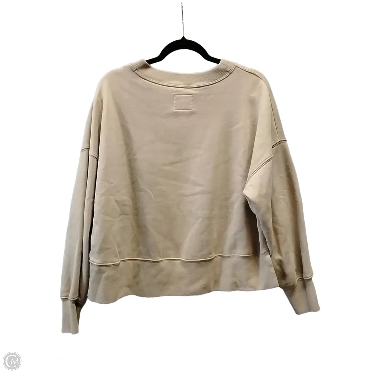 Sweatshirt Crewneck By Abercrombie And Fitch In Brown, Size: M