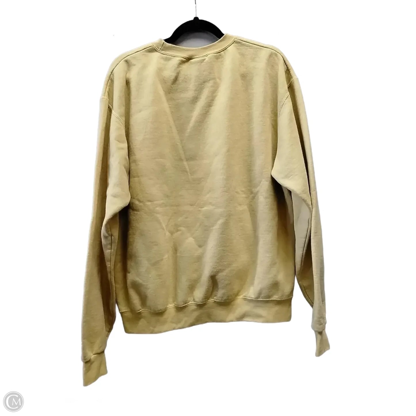 Athletic Sweatshirt Crewneck By Champion In Yellow, Size: L
