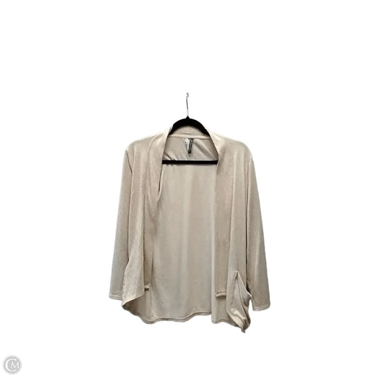Cardigan By Clothes Mentor In Beige, Size: S