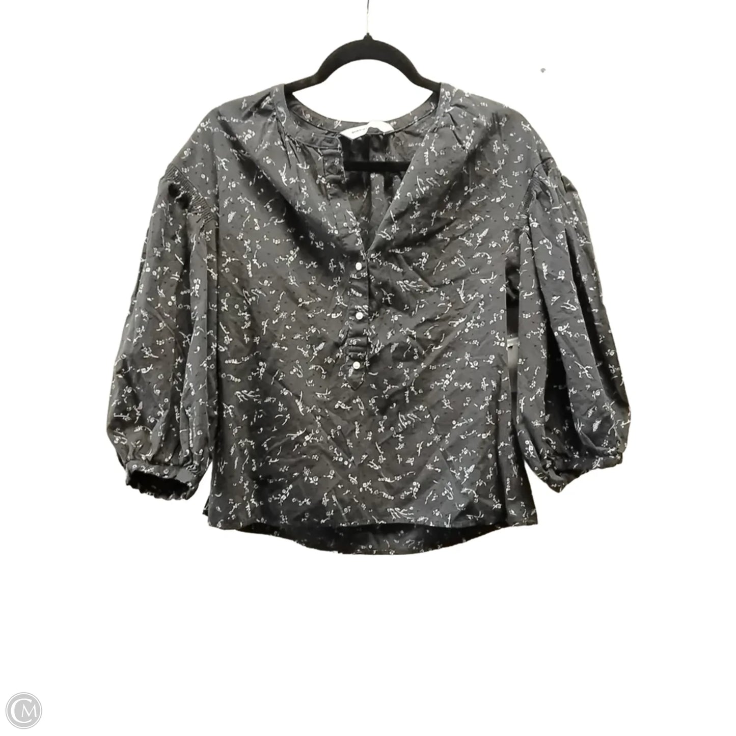 Blouse Long Sleeve By Sonoma In Floral Print, Size: Xs