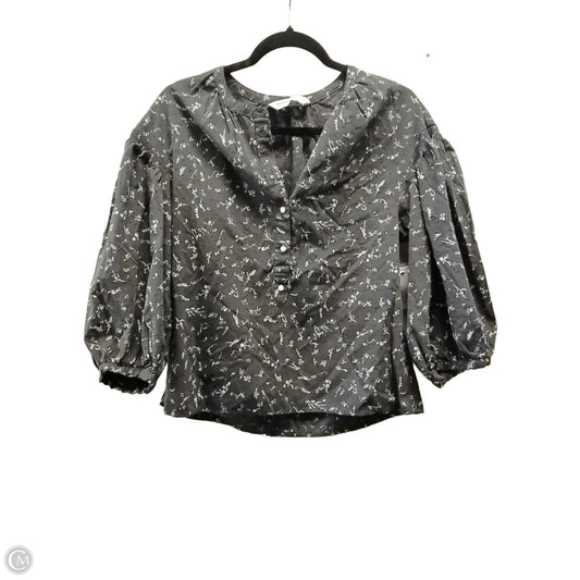 Blouse Long Sleeve By Sonoma In Floral Print, Size: Xs