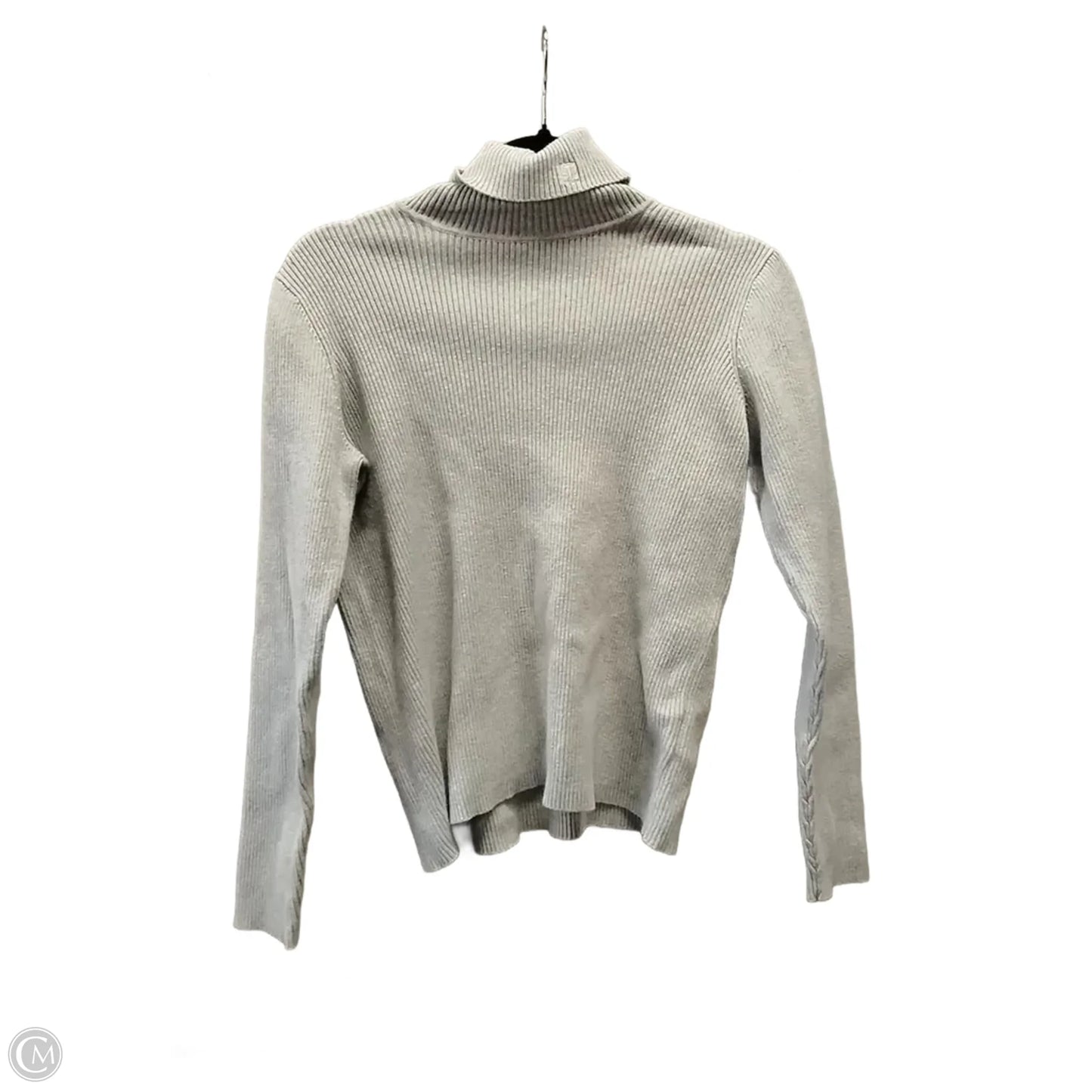 Top Long Sleeve By Ralph Lauren In Grey, Size: M