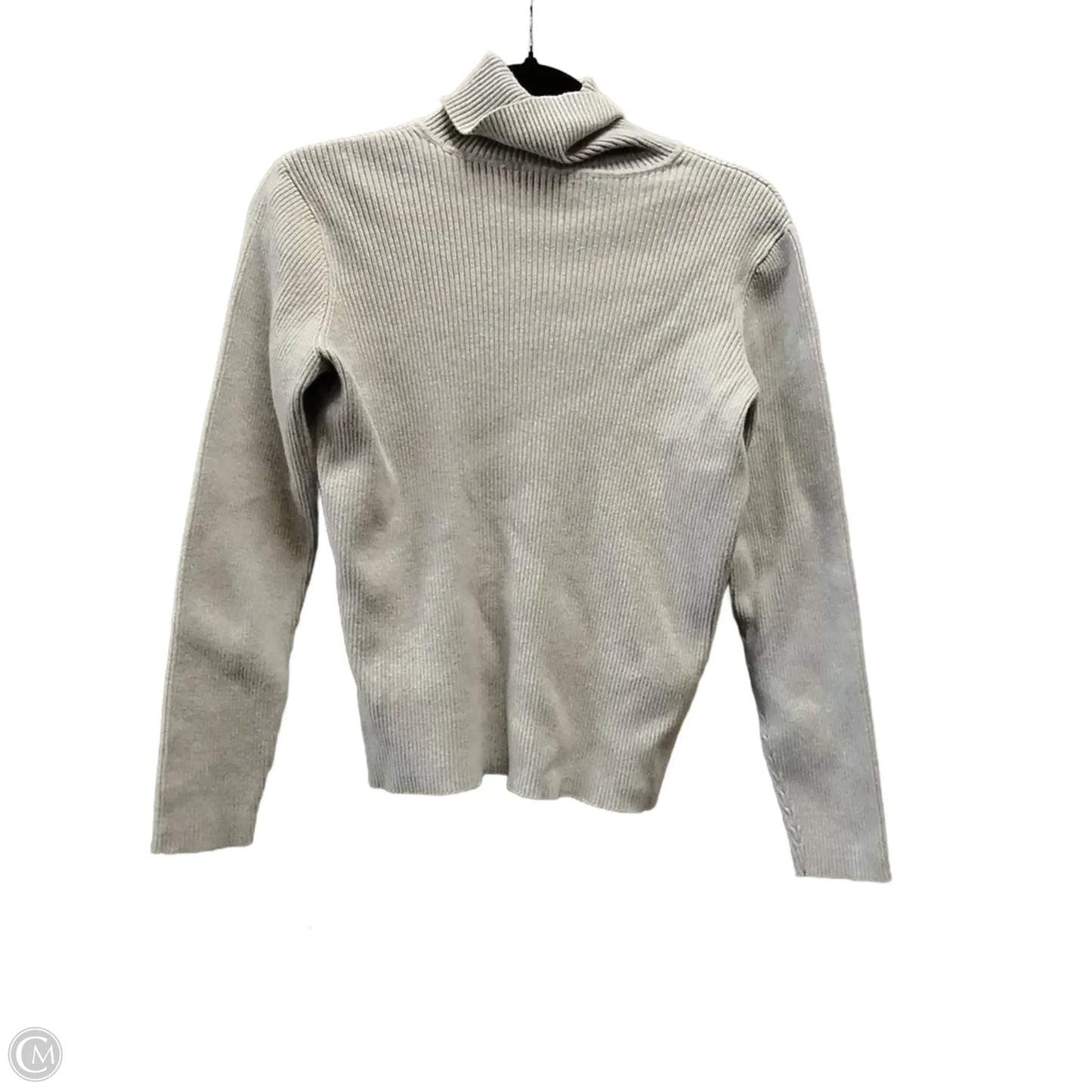 Top Long Sleeve By Ralph Lauren In Grey, Size: M