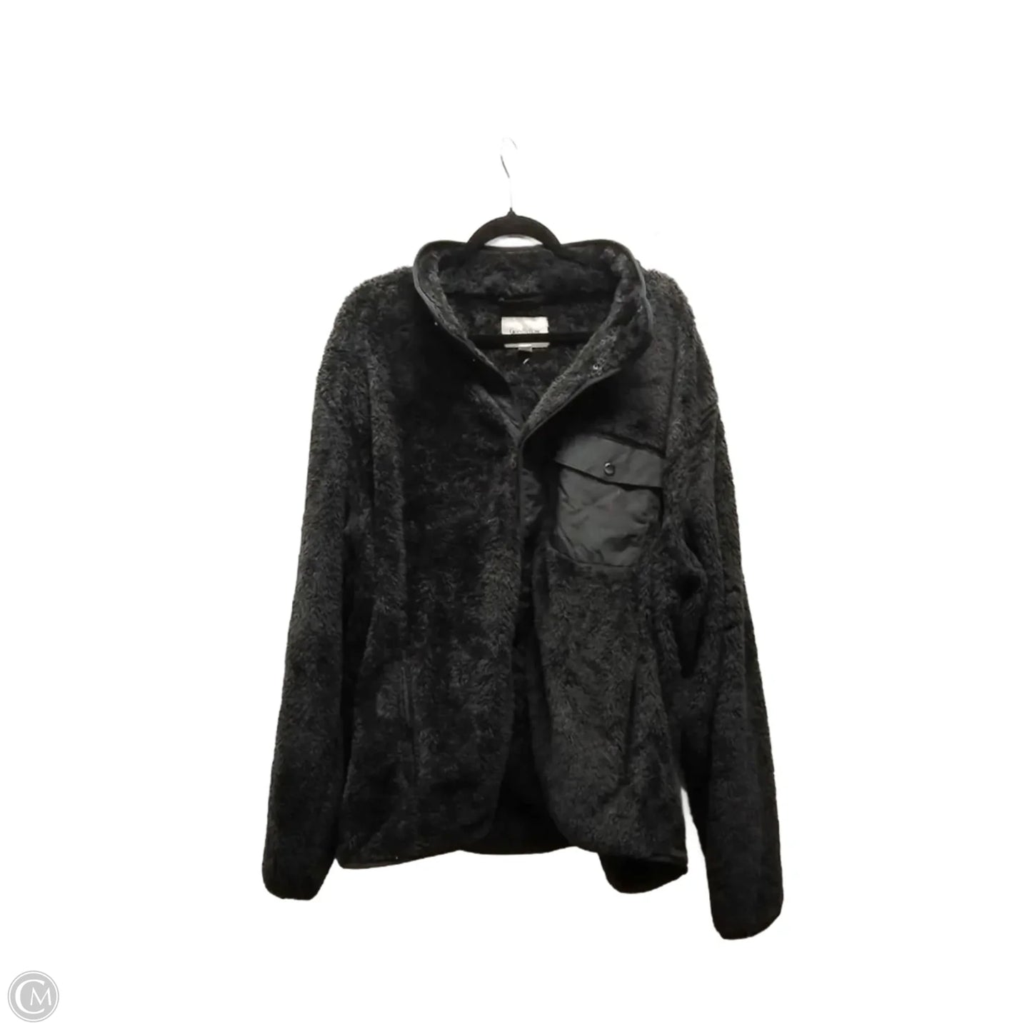 Jacket Faux Fur & Sherpa By Clothes Mentor In Black, Size: Xxl