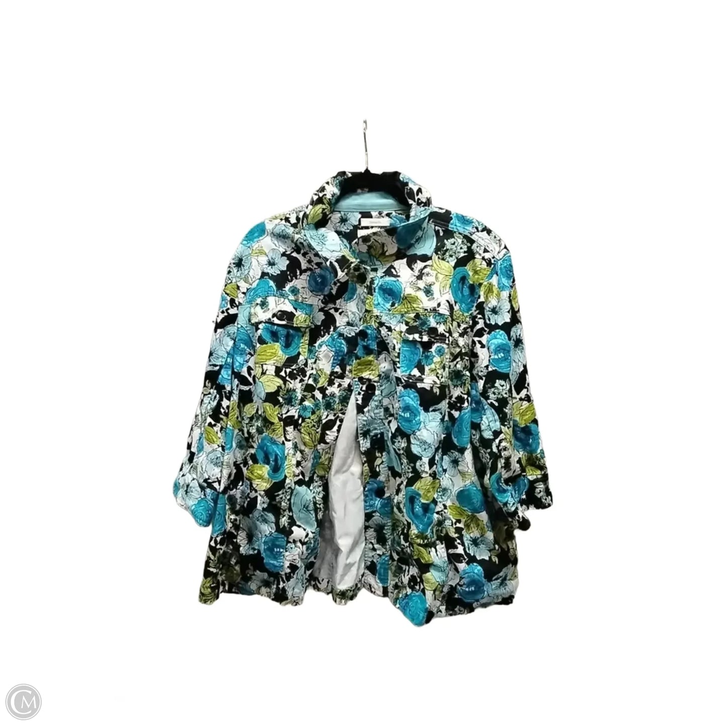Jacket Other By Cj Banks In Floral Print, Size: 2x