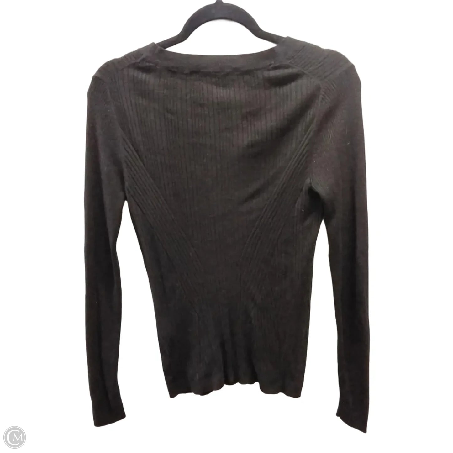 Top Long Sleeve By White House Black Market In Black, Size: M