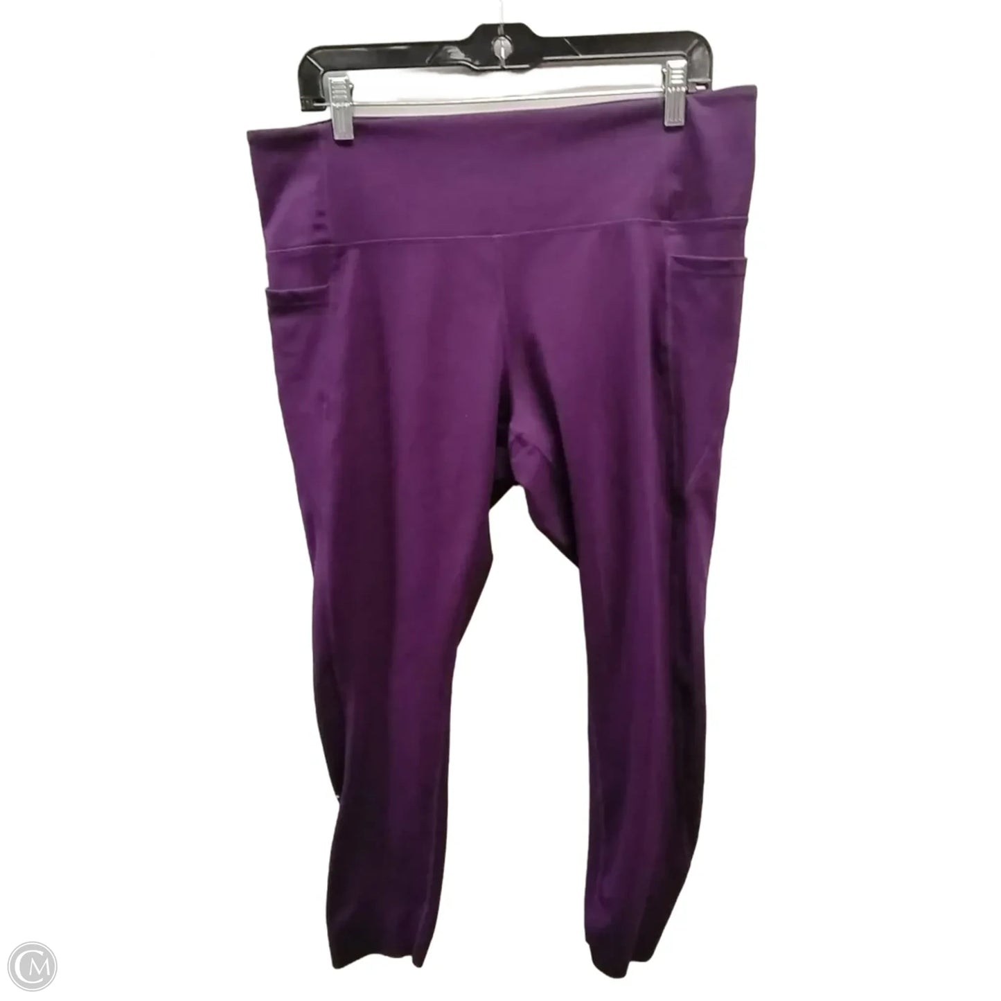 Athletic Leggings Capris By Danskin In Purple, Size: Xl