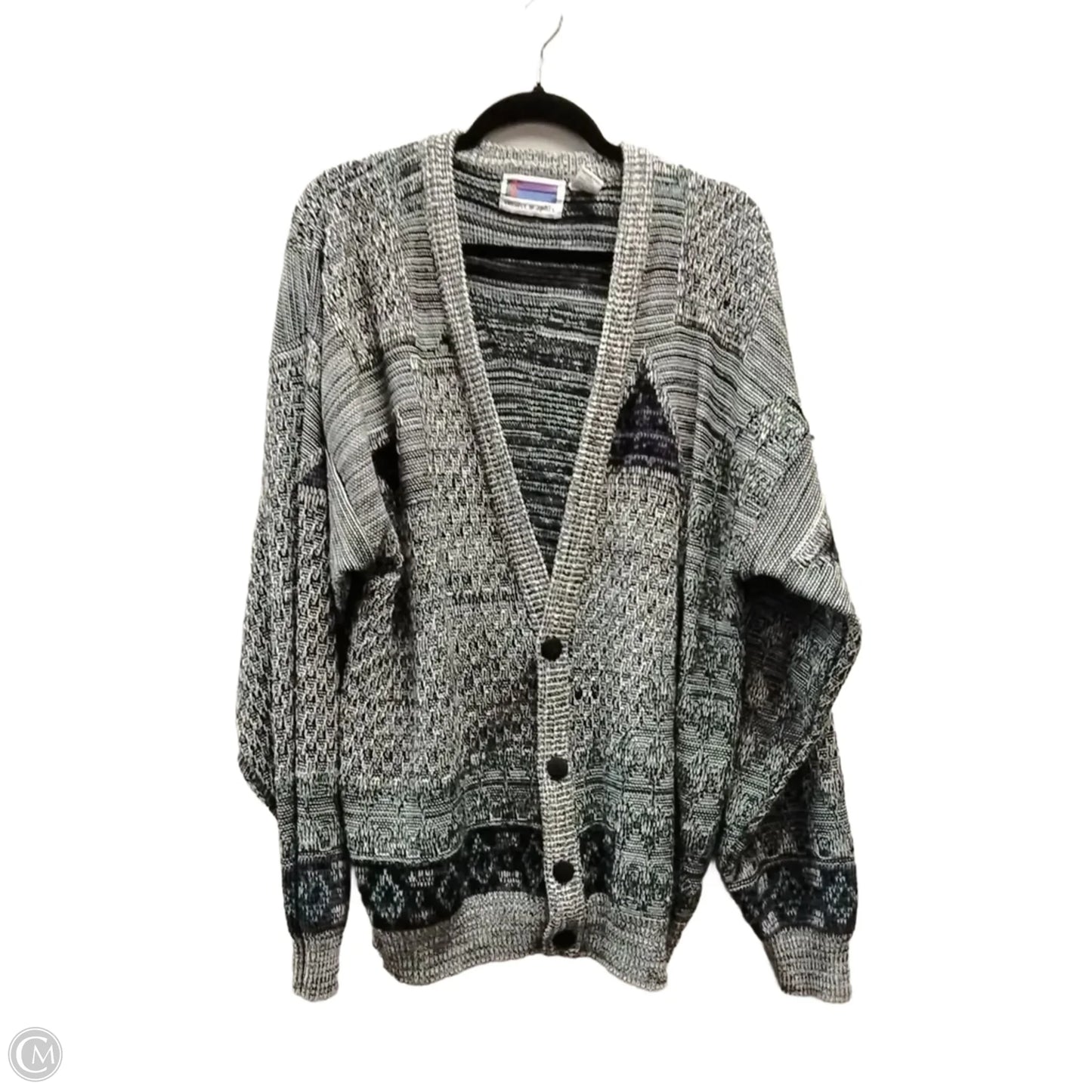 Cardigan By Clothes Mentor In Blue, Size: Xl