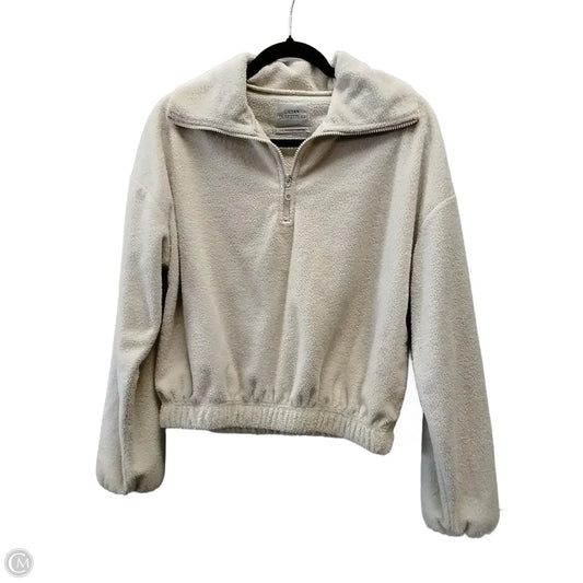 Top Long Sleeve By Abercrombie And Fitch In Grey, Size: M