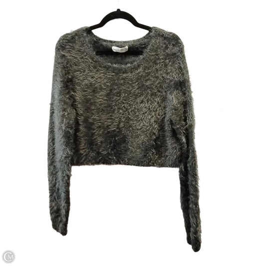 Top Long Sleeve By Abercrombie And Fitch In Grey, Size: M