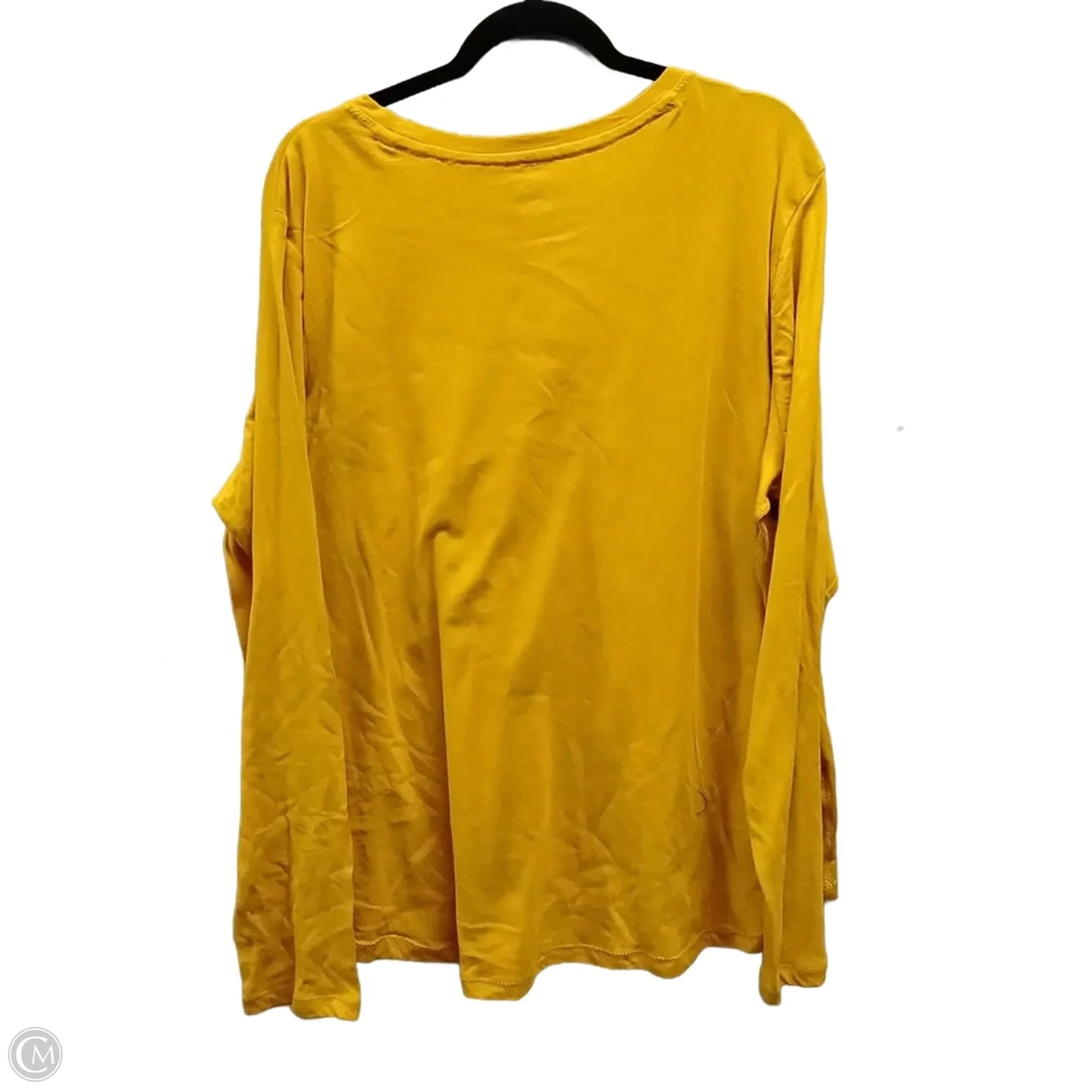 Top Long Sleeve By West Bound In Orange, Size: 2x