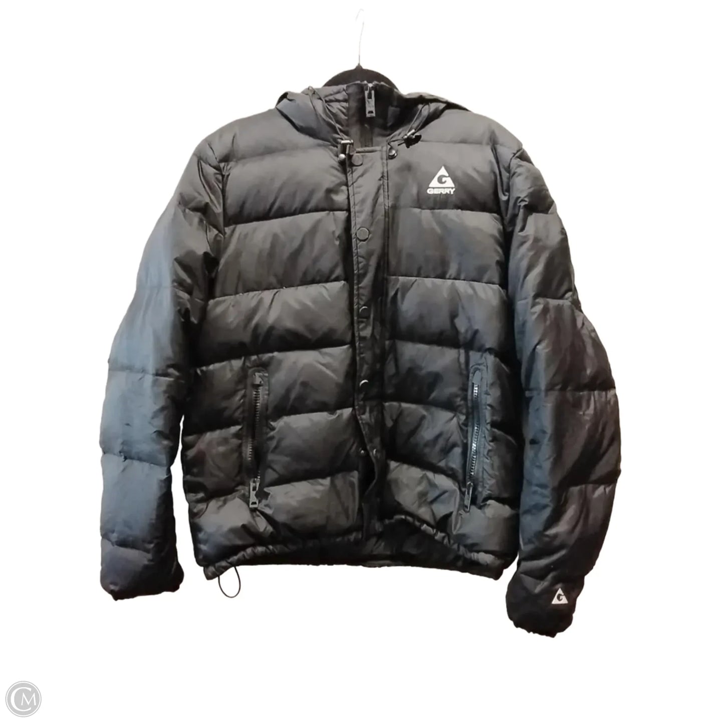Coat Puffer & Quilted By Gerry In Black, Size: L