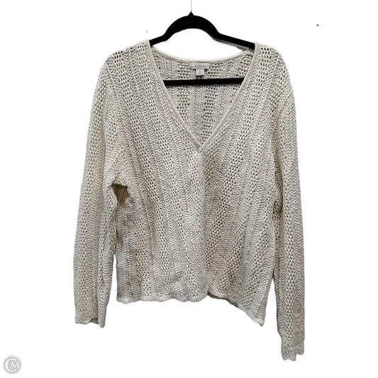 Sweater Cardigan By Sundance In Cream, Size: Xl