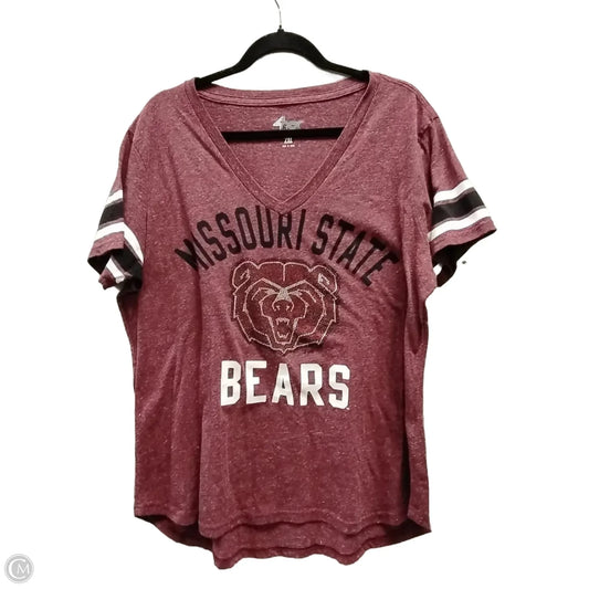 Top Short Sleeve By Clothes Mentor In Red, Size: 2x