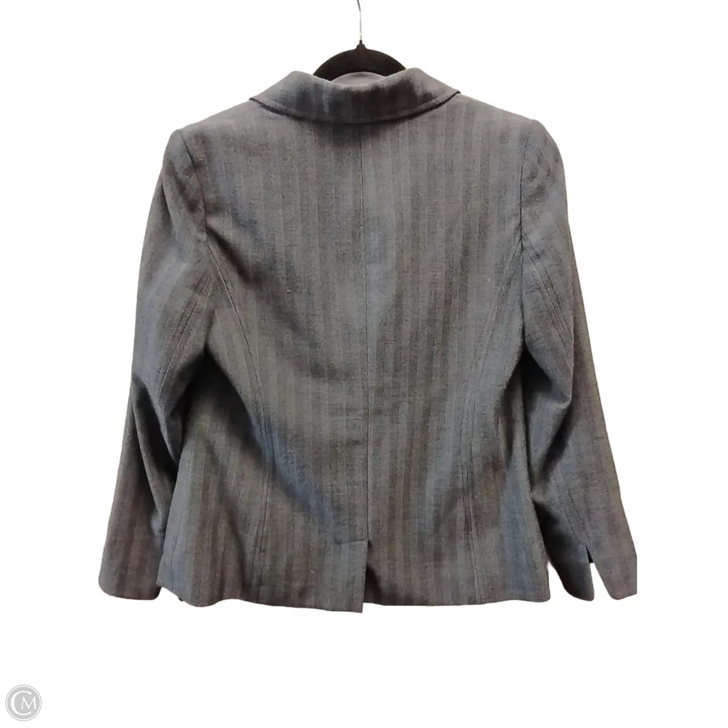 Blazer By Apostrophe In Grey, Size: 8p