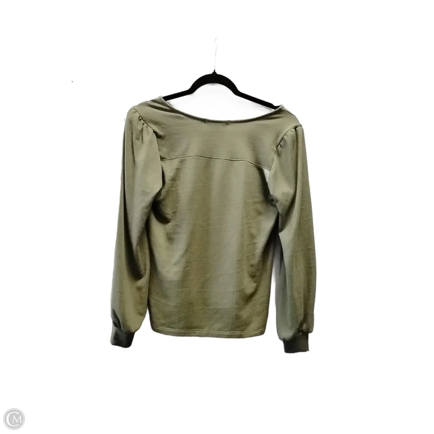 Top Long Sleeve By Gibson In Green, Size: Xs