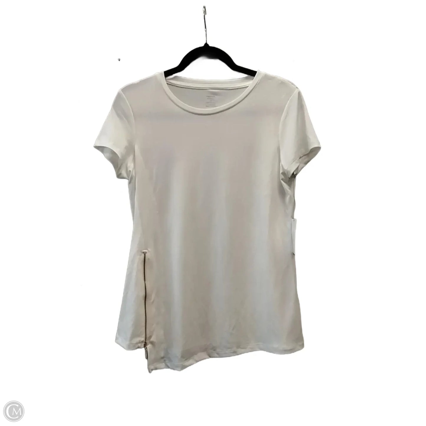 Top Short Sleeve By Premise Studio In White, Size: S