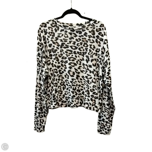 Top Long Sleeve By Clothes Mentor In Animal Print, Size: L