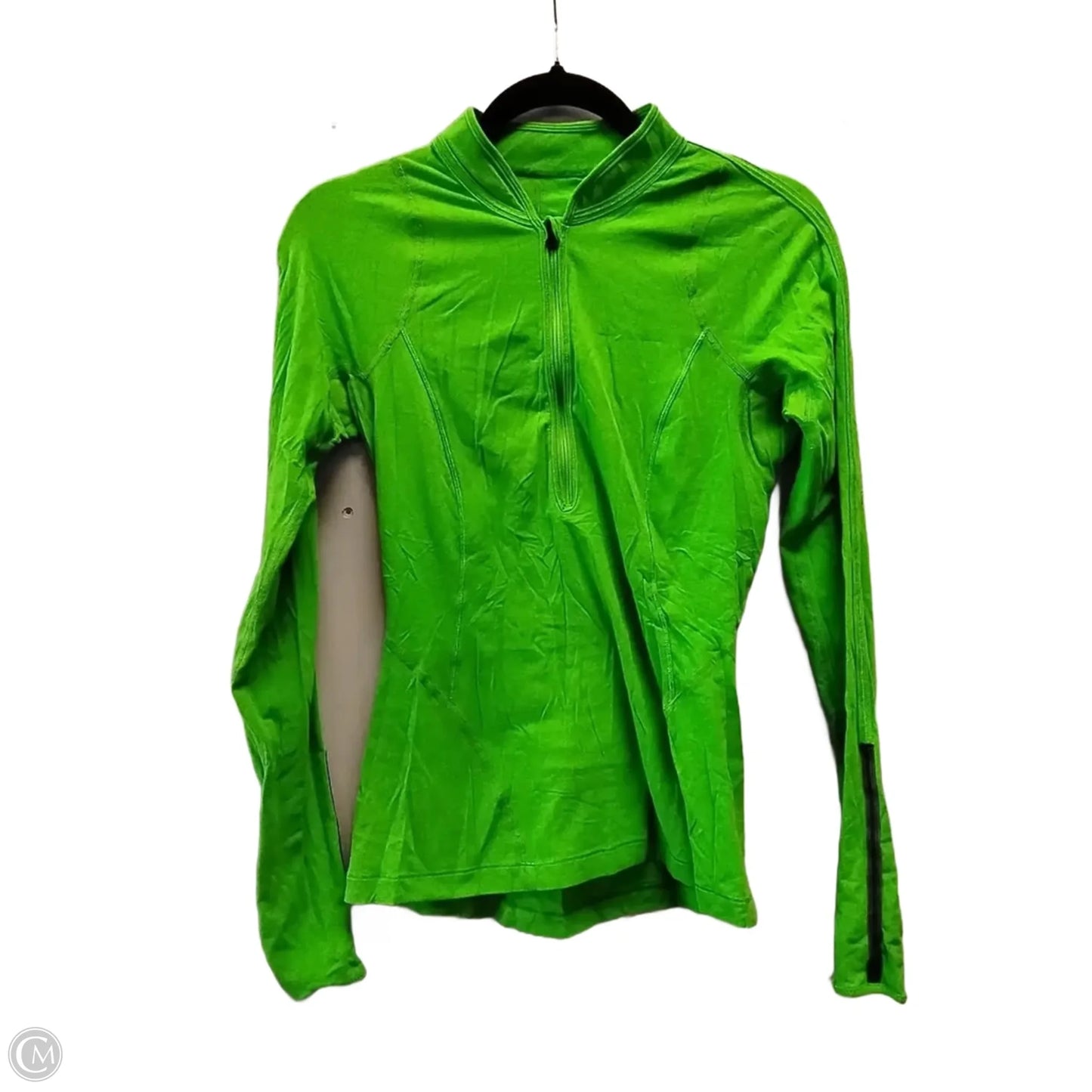 Athletic Jacket By Lululemon In Green, Size: Xl